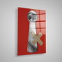 Wallity Cuadro Decorativo de Vidrio Templado Multicolor 40 x 60 cm